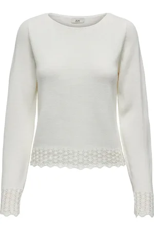 JACQUELINE DE YONG Grace l/s boatneck struc pullover knt