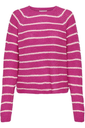 JACQUELINE DE YONG Ellen l/s oneck raglan pullover knt