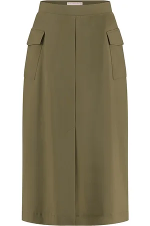 Studio Anneloes Lucy bonded cargo skirt army