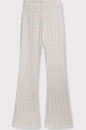 Alix the label Ladeis knitte a jzquard pant taupe