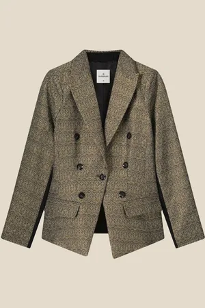 Summum Woman 25years: blazer ornament goudkleurig