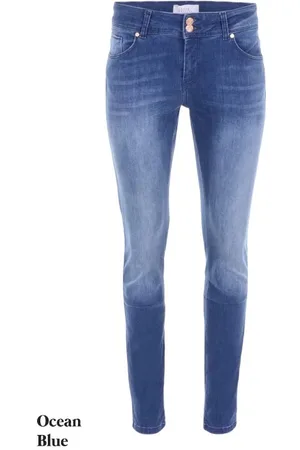 DNM Dames > jeans 4105.35.0098 blue denim