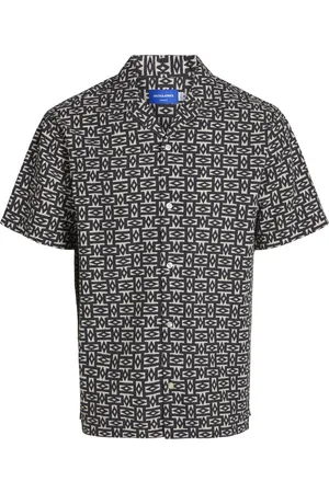 JACK & JONES Jorluke seersucker resort shirt ss dessin