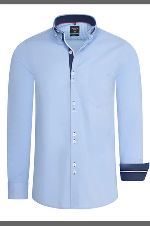 Rusty Neal Italiaans heren overhemd - blauw 11025