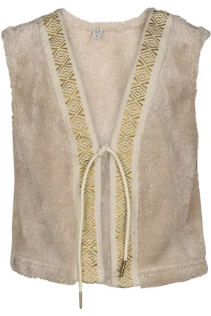 KIEstone Meisjes gilet plum