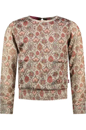MAYCE Meisjes top mesh paisley