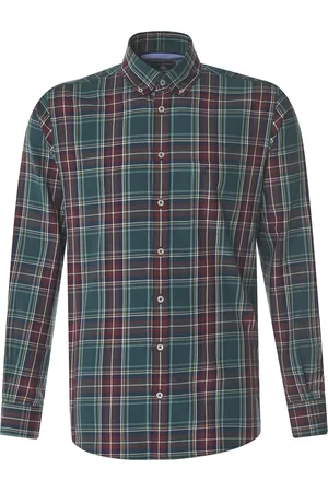Campbell Classic casual overhemd met lange mouwen
