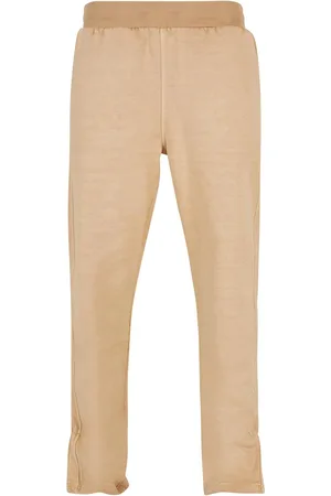Urban classics Heren garment dyed zijsplitten joggingbroek