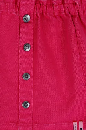 LOOXS Revolution Denim rokje washed fuchsia voor meisjes in de kleur