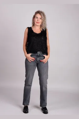 Homage to Denim Donker relaxed straight jeans scotti