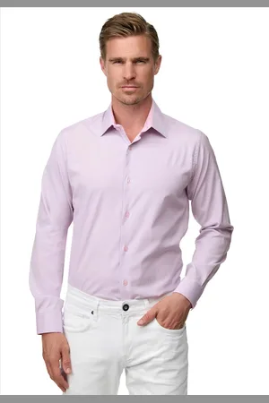 Rusty Neal Heren overhemd - lavendel r-66