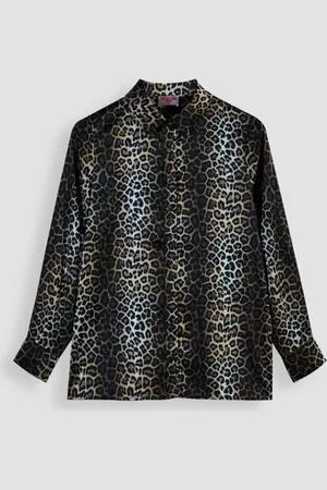 The Lola Club Alix panther blouse