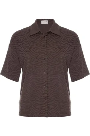 The Lola Club Indy blouse zebra brown