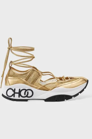 Jimmy Choo Mesh leren sneakers