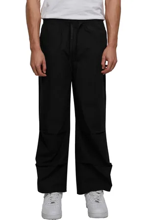 Urban classics Heren popeline wijde broek