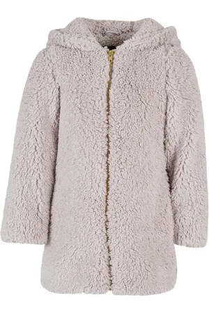 Urban classics Sherpa jas voor meisjes