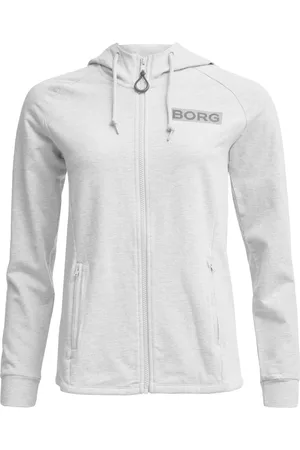 Björn Borg Dames hooded jacket luna – licht melange