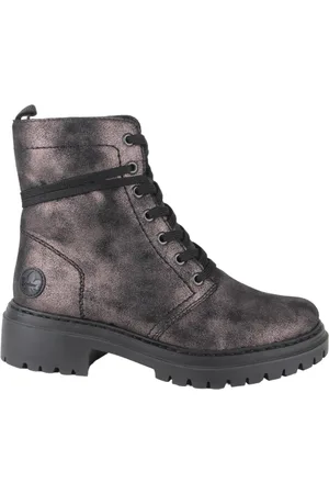 Rieker 72675-00 dames veterboots sportief
