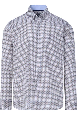 Campbell Classic casual overhemd met lange mouwen