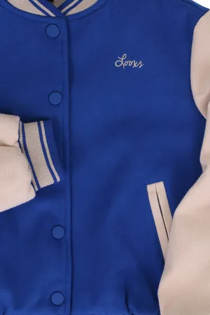 LOOXS Revolution Baseball jasje kobalt voor meisjes in de kleur