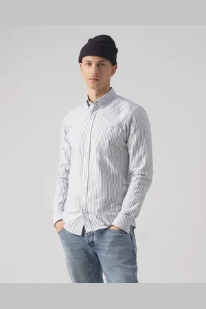 J.C. Rags Ramon casual overhemd met lange mouwen