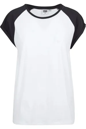 Urban classics Dames contrast raglan t-shirt