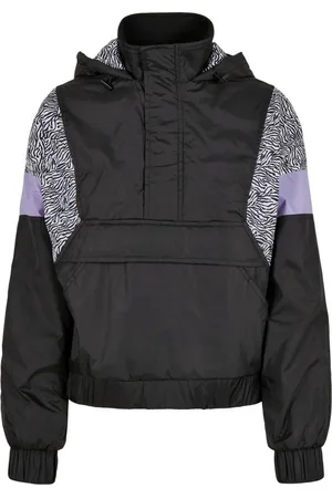 Urban classics Dames zebra print pull over jasje