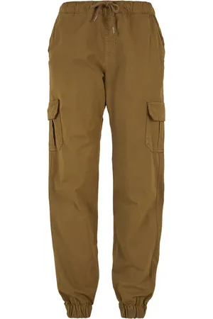 Urban classics Dames cargo pocket hoge taille joggingbroek
