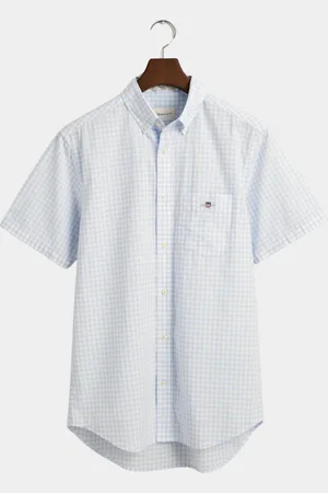 GANT Casual hemd korte mouw classic poplin gingham ss shir 3000121/455