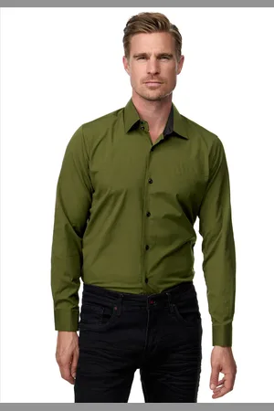 Rusty Neal Heren overhemd groen - r-44