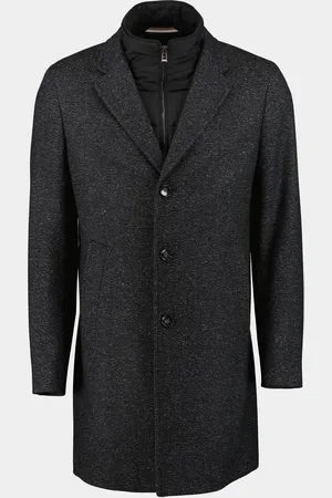 HUGO BOSS Wollen jas h-hyde-bib-234 10264051 01 50528177/001