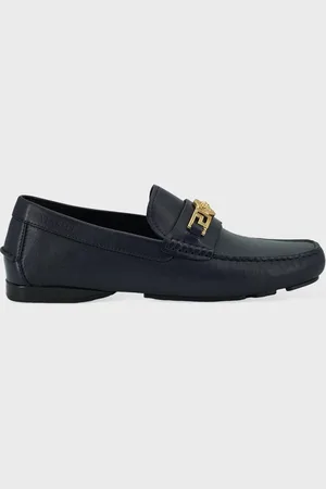 VERSACE Kalfsleren loafers