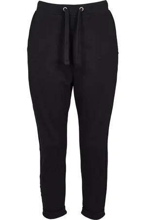 Urban classics Dames badstof broek met open rand