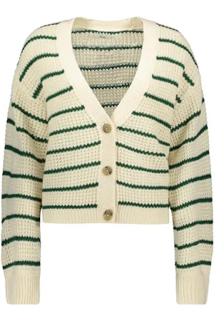 JACQUELINE DE YONG Ellen l/s v-neck stripe cardigan