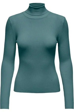 JACQUELINE DE YONG Plum l/s roll neck pullover knt