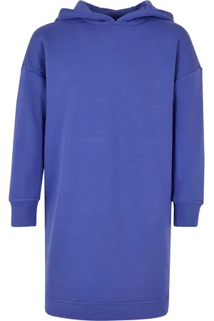 Urban classics Meisjes french terry oversized hoodie jurk