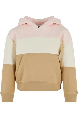 Urban classics Meisjes 3 tone oversized hoodie