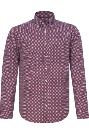 Campbell Classic casual overhemd met lange mouwen