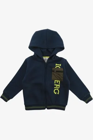 Iceberg Felpa con zip e cappuccio v1