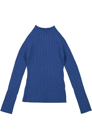 Mayoral Knit mockneck klein blue