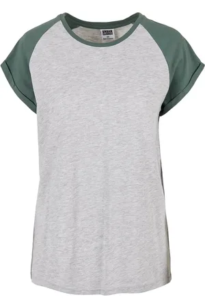 Urban classics Dames contrast raglan t-shirt