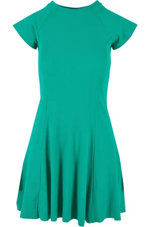 Urban classics Dames ribbed skater dress