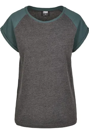 Urban classics Dames contrast raglan t-shirt