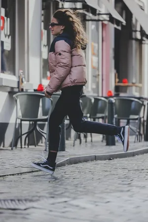 LOOXS Revolution Winterjas gewatteerd sand voor meisjes in de kleur
