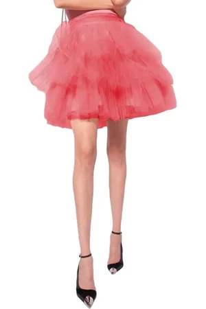 Pinko Nylon minirok met volumineuze tule lagen