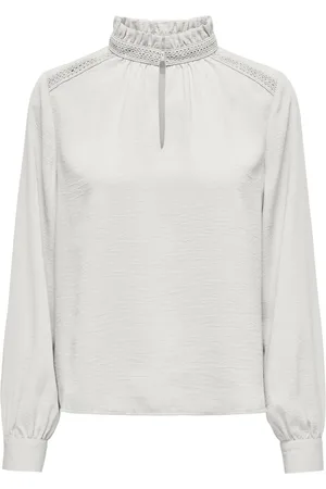 JACQUELINE DE YONG Rachel life l/s v-neck lace top