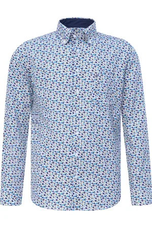 Campbell Classic casual overhemd met lange mouwen