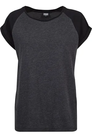 Urban classics Dames contrast raglan t-shirt
