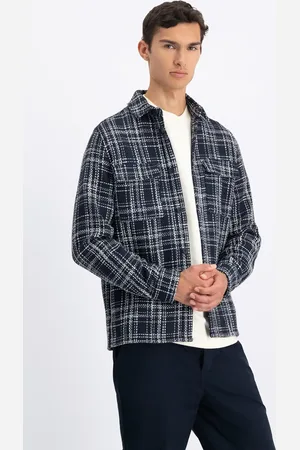 Law Of The Sea Hybris checked shirt 2433029 sky captain