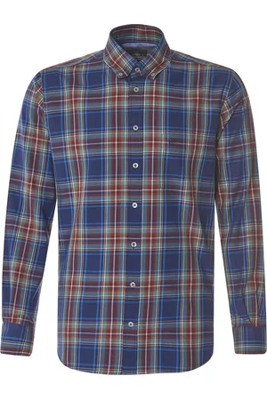 Campbell Classic casual overhemd met lange mouwen